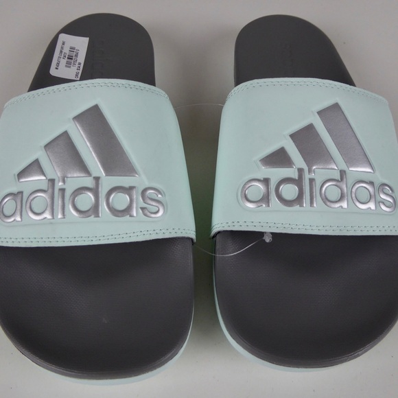 adidas adilette mint